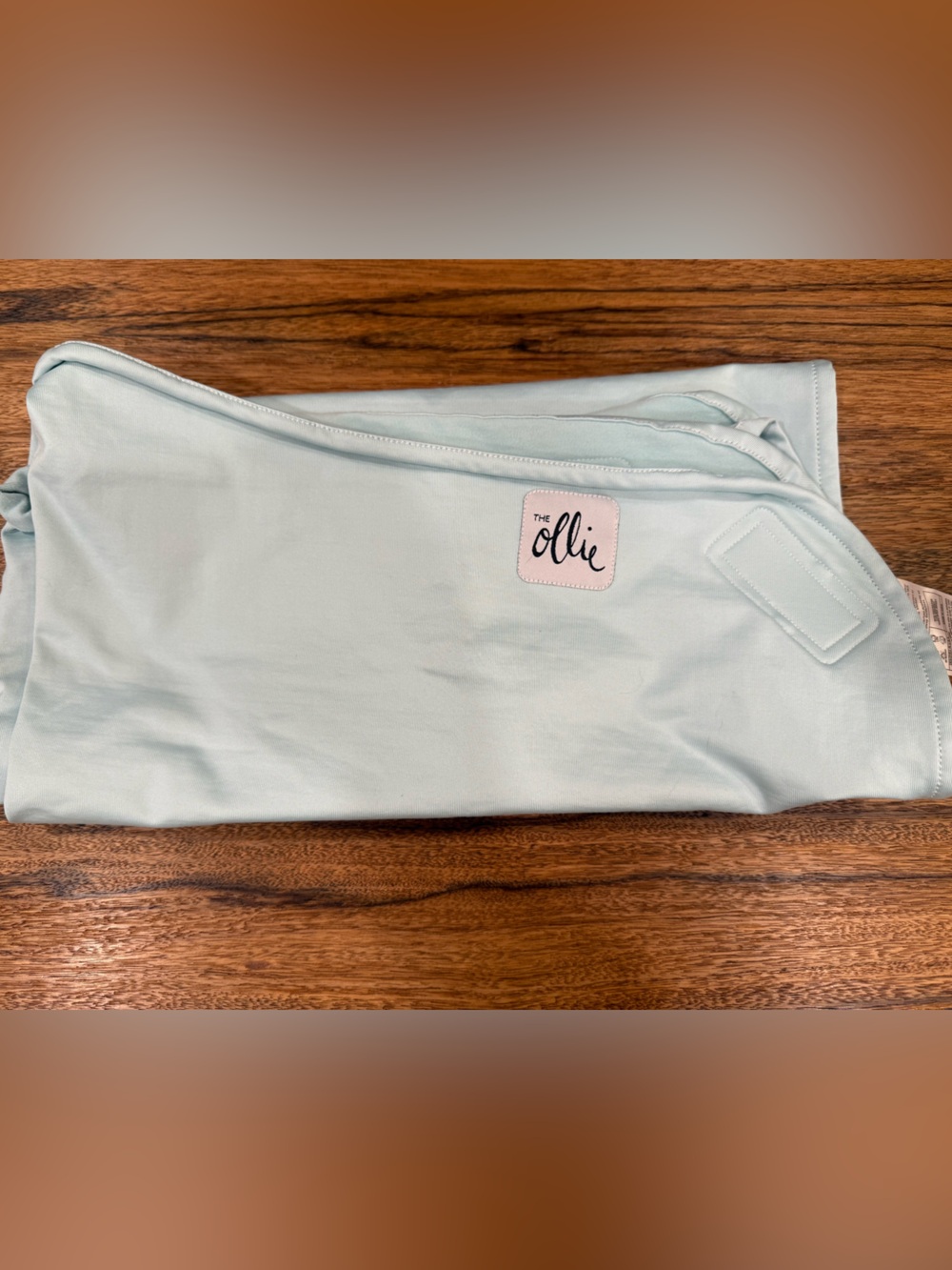The Ollie Light Blue Swaddle Blanket